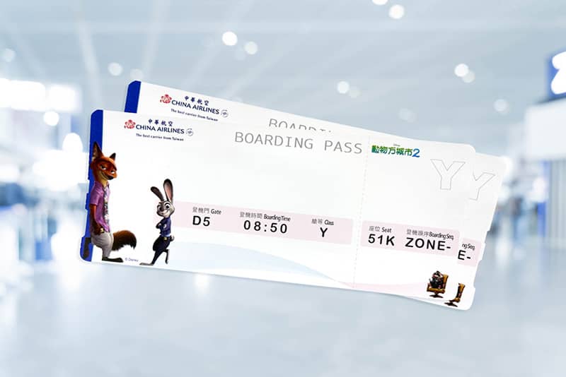 Physical Boarding Pass